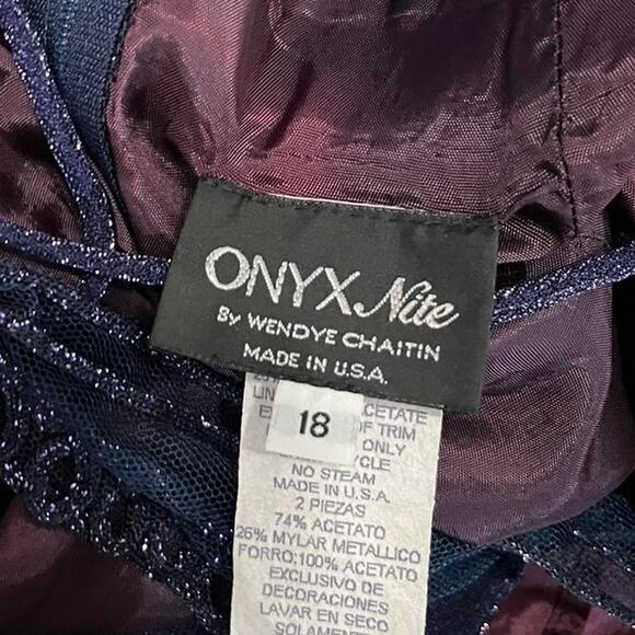 Vintage Onyx nite formal maxi dress - Picture 6 of 8